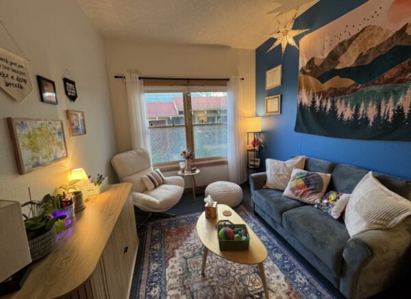 Nicole Guisto's Trellis Counseling office at Harmony House in Happy Valley, Clackamas, Oregon